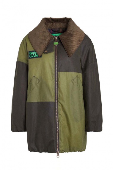Chaqueta Barbour x GANNI Bomber Wax