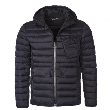 Abrigo Ouston Hoode negro