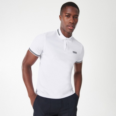 Polo Essential Tipped blanco