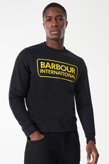 Sudadera Large logo negro