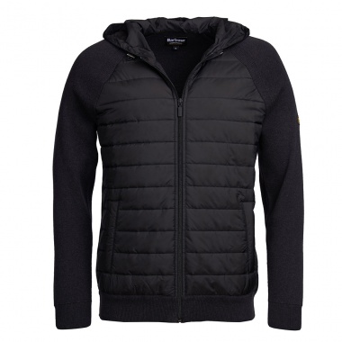 Chaqueta Albie Baffle Hooded negro