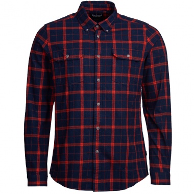 Camisa de Cuadros Azul y Roja Shroud