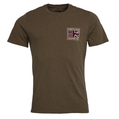 Camiseta Verde Flag Barbour