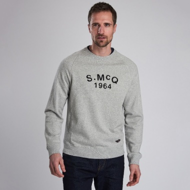 Sudadera Gris Raceway Barbour