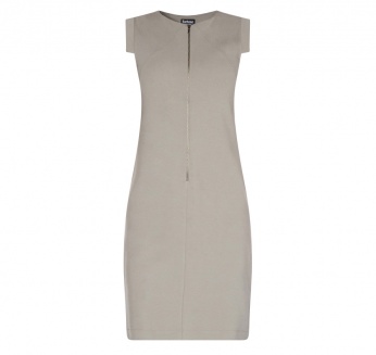 Vestido Ventura gris cremallera