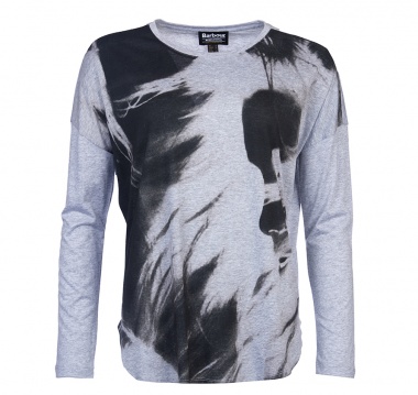 Camiseta con dibujo abstracto
