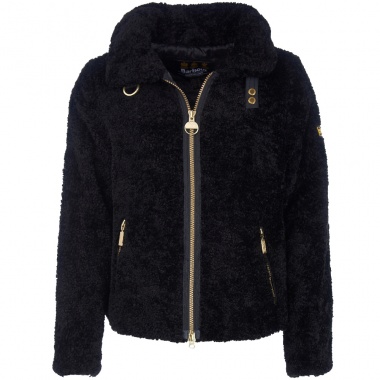 Chaqueta Negra Suave Langstone de Barbour