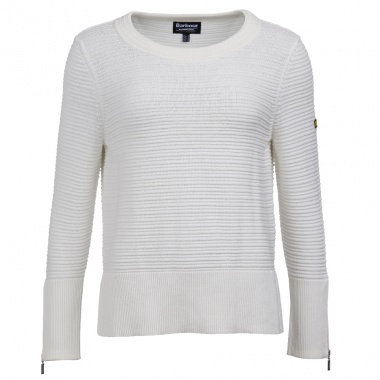 Jersey Blanco Garrow de Barbour