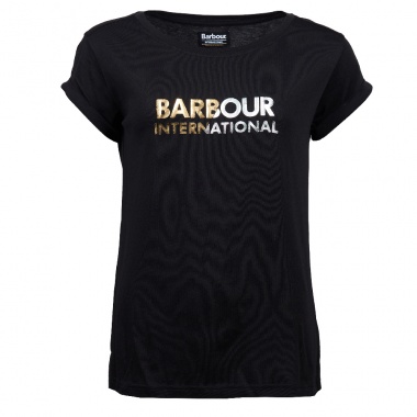 Camiseta Negra Doran Tee de Barbour