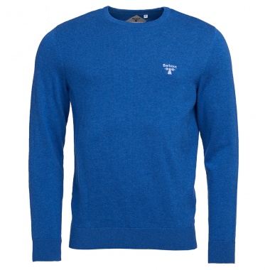 Jersey Cotton Crew azul eléctrico