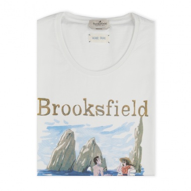 Camiseta Capri print blanco