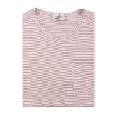 Camiseta rayas rosa