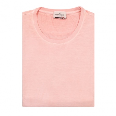 Camiseta efecto teñido rosa