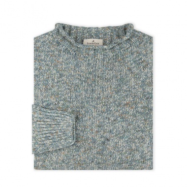 Jersey cuello redondo azul náutico