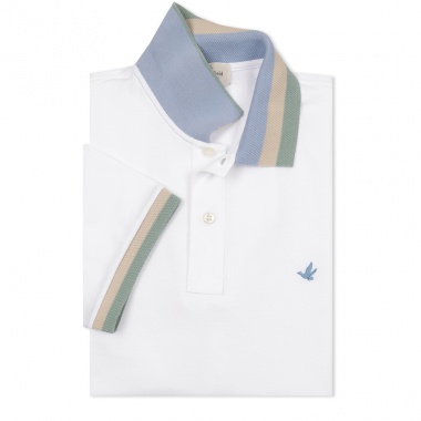Polo cuello contraste