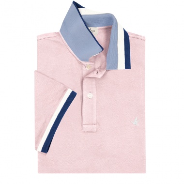 Polo cuello contraste