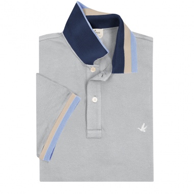 Polo cuello contraste