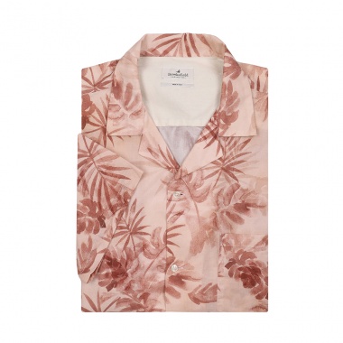Camisa palmeras rosa