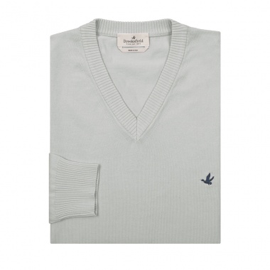 Jersey cuello V gris