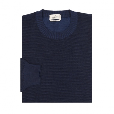 Sudadera cuello redondo marino