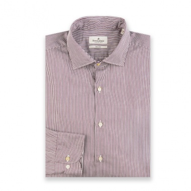 Camisa rayas granate