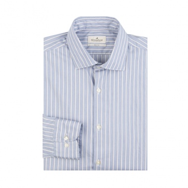 Camisa rayas azul Oxford