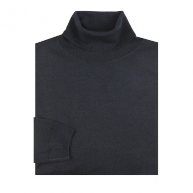 Jersey cuello vuelto marino