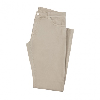 Pantalón denim beige