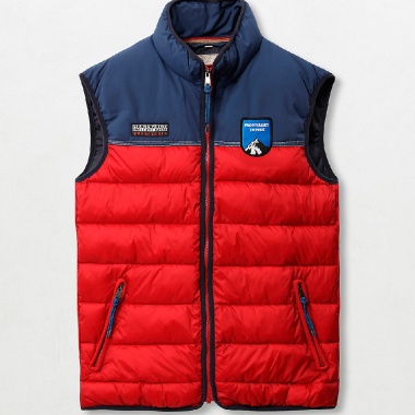 Chaleco Aric rojo y azul