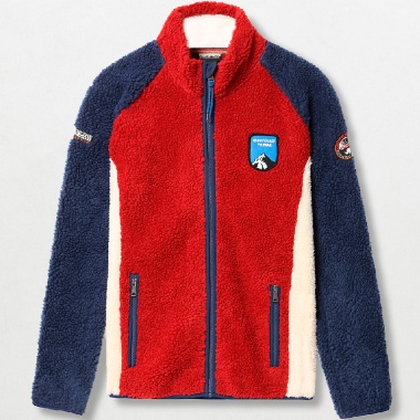 Polar Yupik azul y rojo