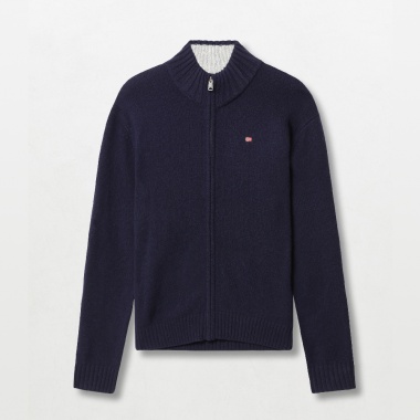 Sueter cuello alto marino