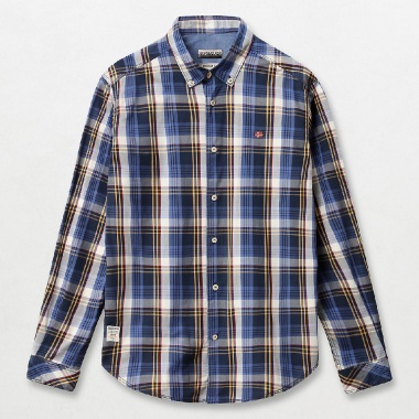 Camisa Goayo cuadros azules