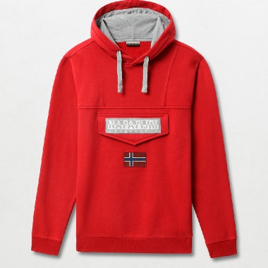 Sudadera Burgee capucha roja