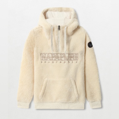 Sudadera de borreguito crudo