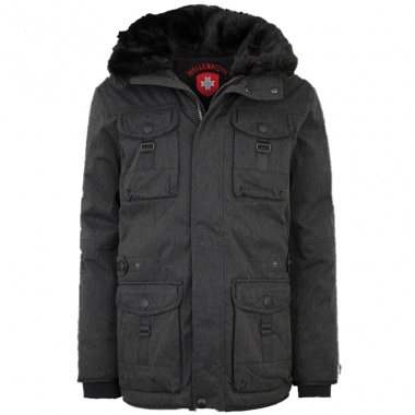 Parka Leuchtfeuer Carbon negro