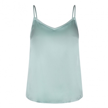 Top Ditte Silk verde menta