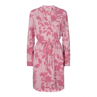 Vestido Lipa Stencil coral