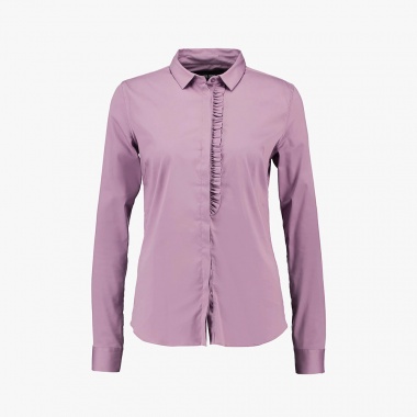 Camisa Tilda Frill ciruela