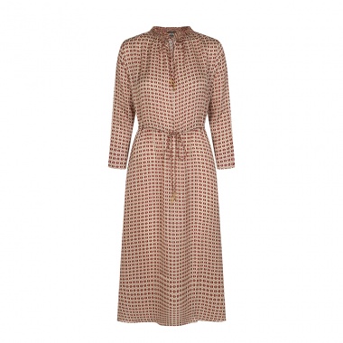 Vestido Becca Retro granate
