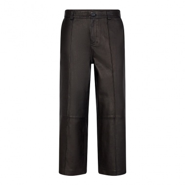Pantalón piel Como negro