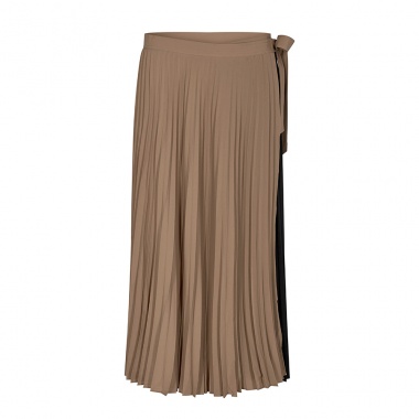 Falda Sila Plisse camel
