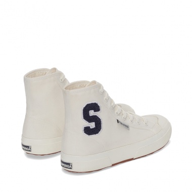 Bota 2295 Cotton Terry Patch White Avorio Navy