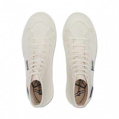 Bota 2295 Cotton Terry Patch White Avorio Navy