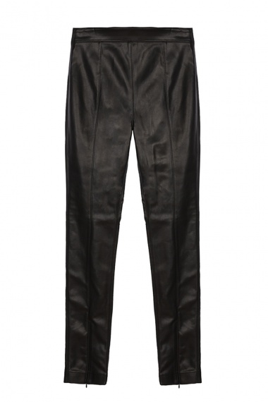 Pantalón Faux Leather Black