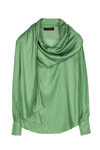 Blusa Balloon Sleeve Green