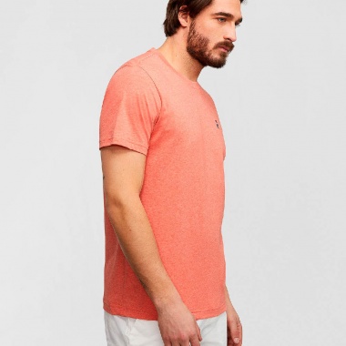Camiseta Crew Neck coral