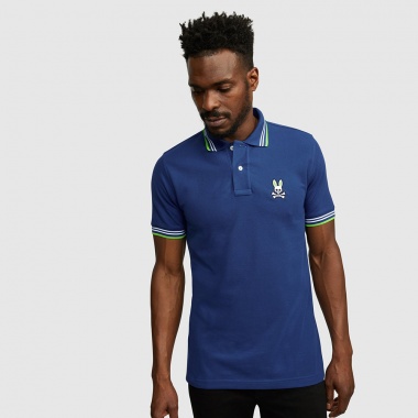 Polo Chalton azul prusia
