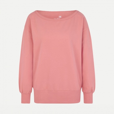 Sudadera cuello amplio