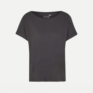 Camiseta básica manga recortada