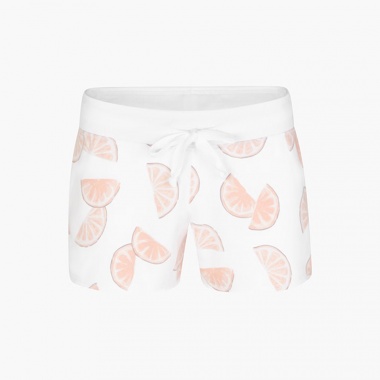 Short Laura White Mandarine